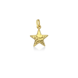 Pendentif étoile en or jaune 18 carats