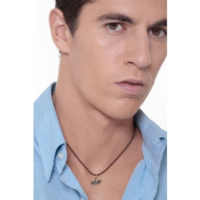 Pendentif chaussure de foot or jaune 750