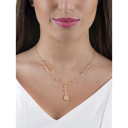 Chaîne avec gouttes en or jaune 18 carats 2