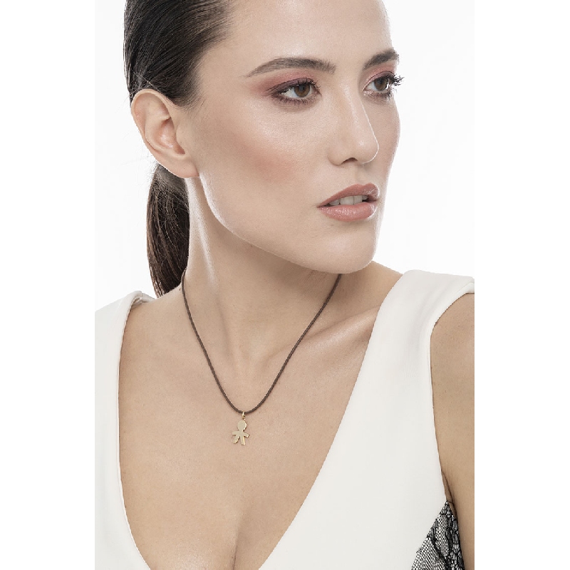 Pendentif Enfant en Or Jaune 18k