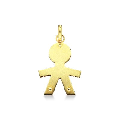 Pendentif Enfant en Or Jaune 18k