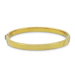 Bracelet rigide en or jaune 18k