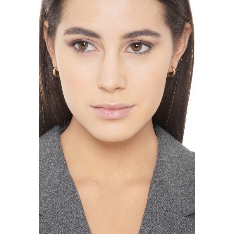 Boucles d’oreilles créoles en or jaune 18k, 13 mm Boucles d’oreilles créoles en or jaune 18k, 13 mm