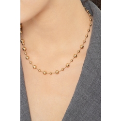 Collier en or jaune 18 carats avec perles 2