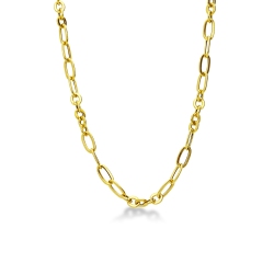 Collier maille chaîne en or jaune 18 ct