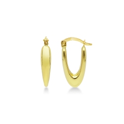Boucle d'oreille Pointe Or 750