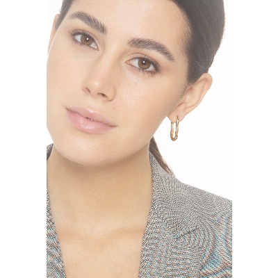 Boucles d'oreilles en or jaune 18k 