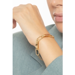 Bracelet chaîne trombone or 18k  2