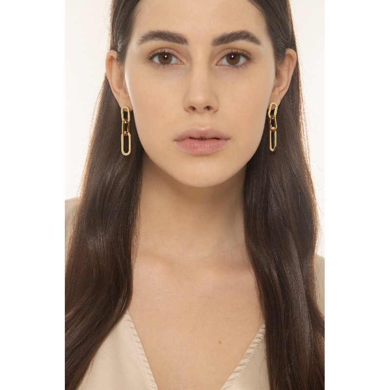 Boucles d'oreilles or jaune 18 carats femme Boucles d'oreilles or jaune 18 carats femme