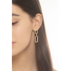 Boucles d'oreilles or jaune 18 carats femme 2