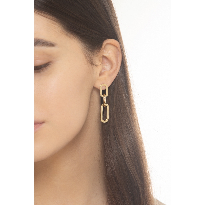 Boucles d'oreilles or jaune 18 carats femme Boucles d'oreilles or jaune 18 carats femme