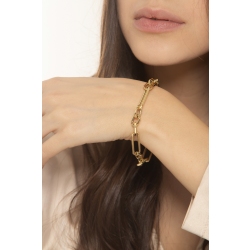 Bracelet en or jaune 18K  20 cm 2
