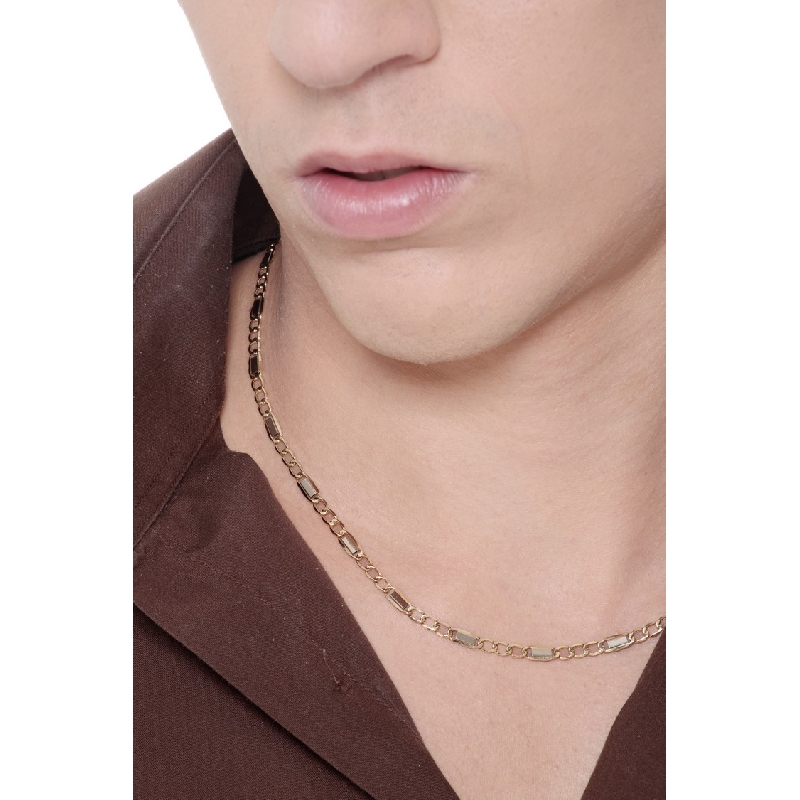 Chaîne homme en or jaune 18k 50 cm