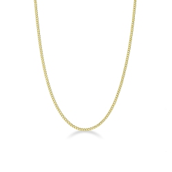 Collier en or jaune 18k femme cm 40