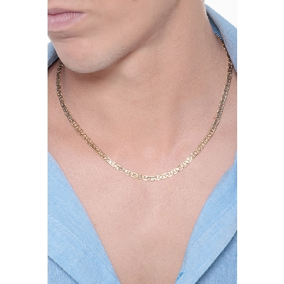 Collier homme en or jaune 18k, 50 cm