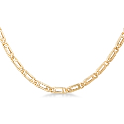Collier homme en or jaune 18k, longueur 50 cm 2