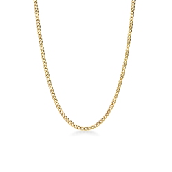 Chaîne en or jaune 18k, longueur 45 cm.
