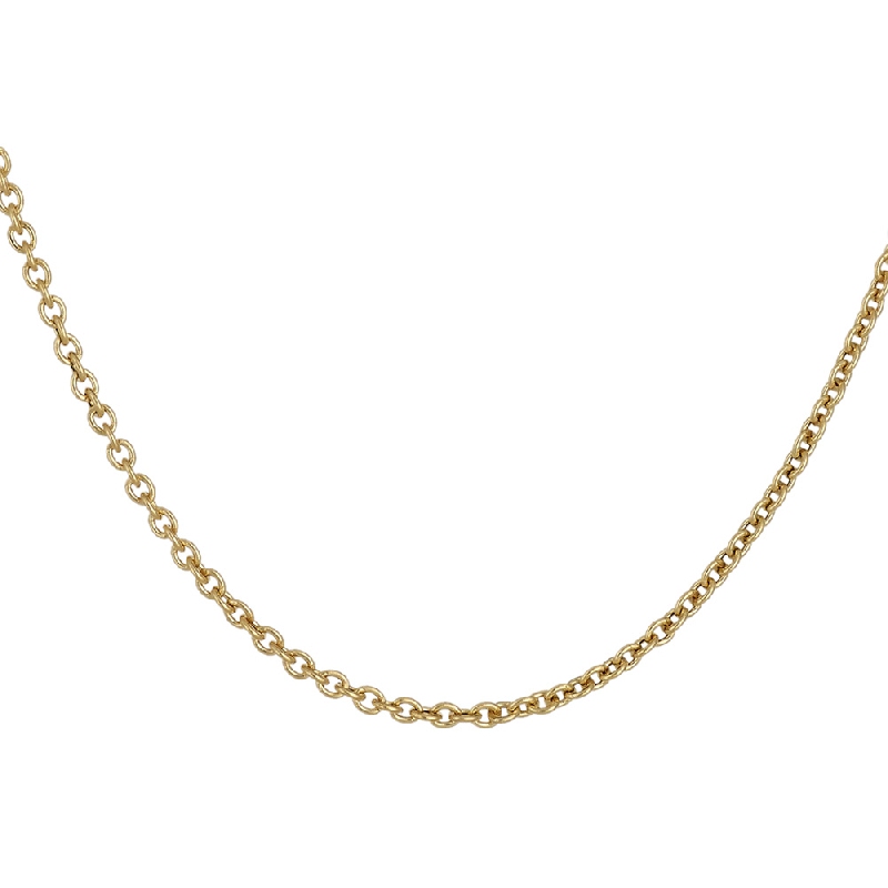 Chaîne en or jaune 18k, longueur 45 cm