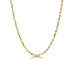 Chaîne en or jaune 18k, longueur 45 cm