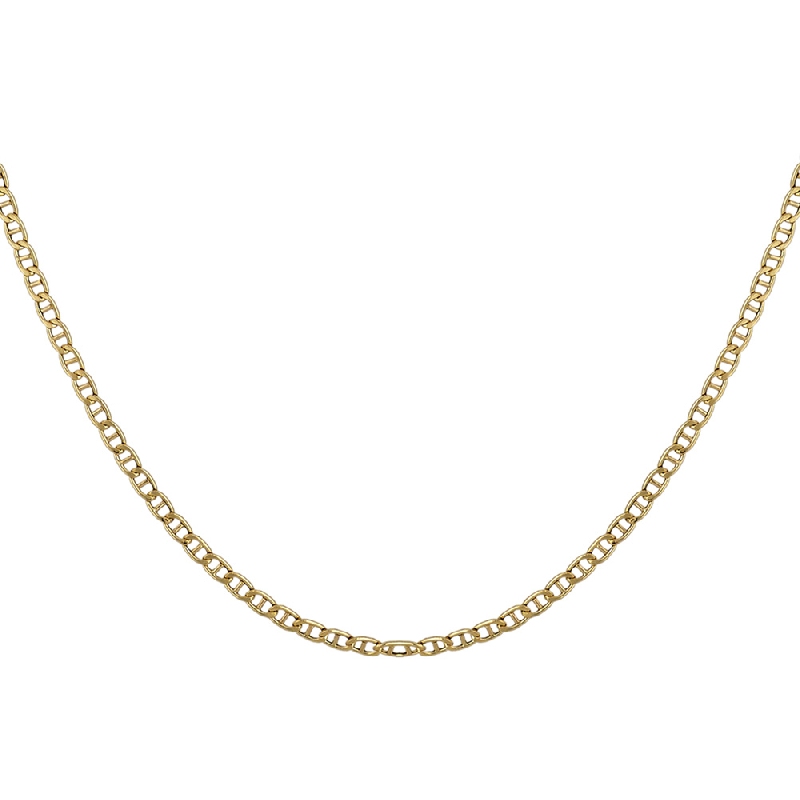 Collier chaîne en or jaune 18k de 50 cm