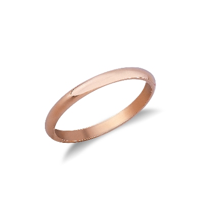 Alliance modèle Francesina en or rose 18k 2.20 mm