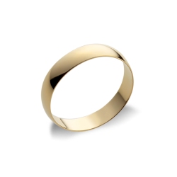 Alliance en or jaune 18 carats