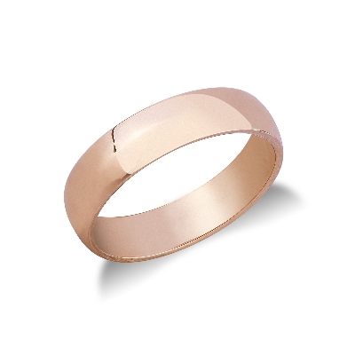 Alliance modèle Mantovana en or rose 18k 42 mm