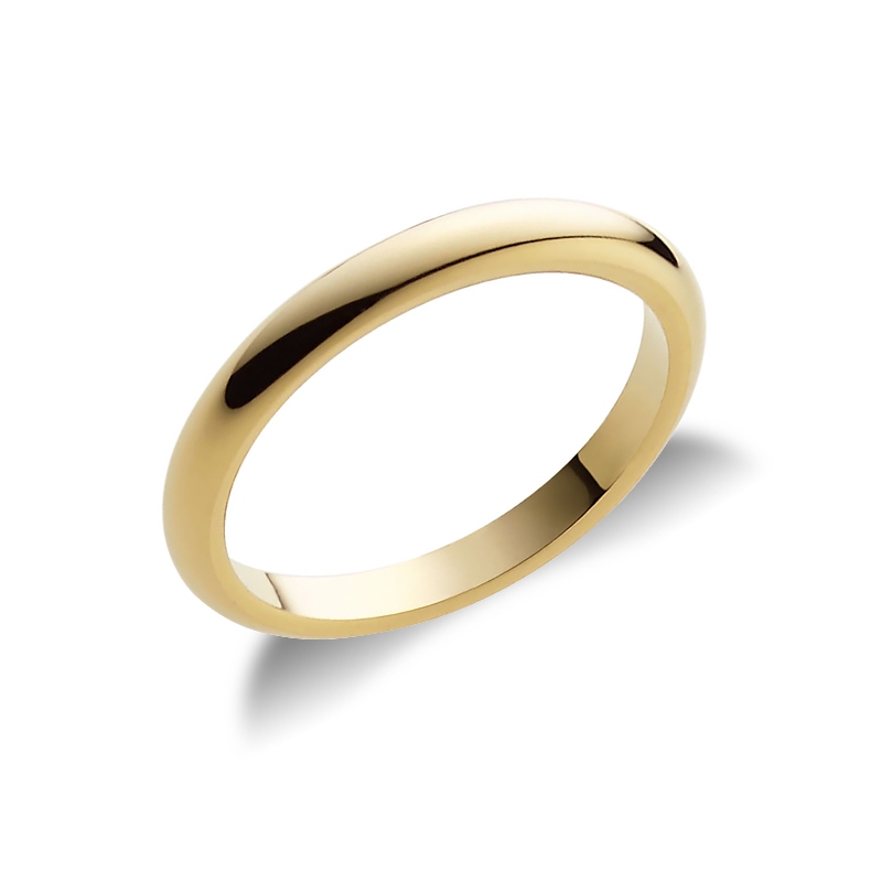 Alliance classique Unoaerre en Or Jaune 18k 3,4 mm