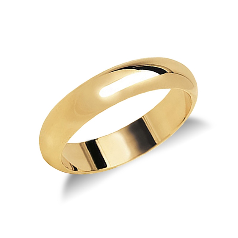 Bague alliance Unoaerre traditionnelle en Or Jaune 18k