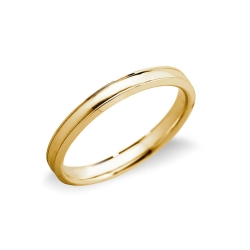 Bague de Mariage Unoaerre Orion en Or Jaune 18 Carats