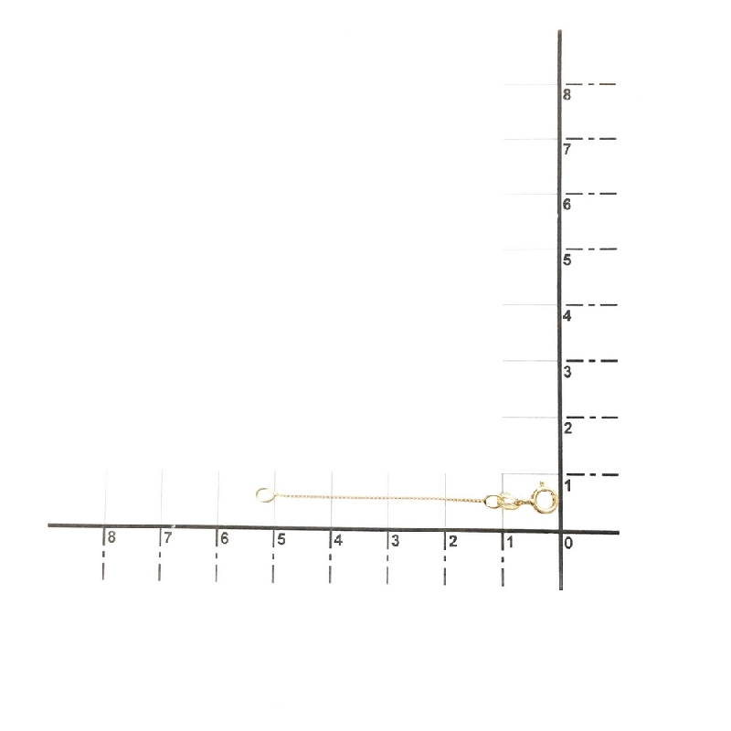 Extension de 5 cm pour collier en Or Jaune 18k.