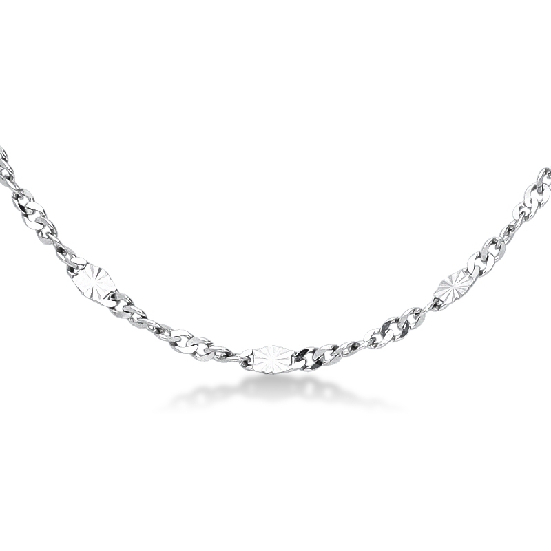 Collier diamanté en or blanc 18k 50 cm Collier diamanté en or blanc 18k 50 cm