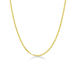 Collier à maillons en or jaune 18k
