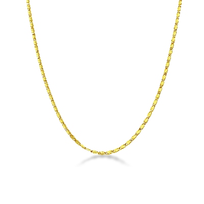 Collier à maillons en or jaune 18k
