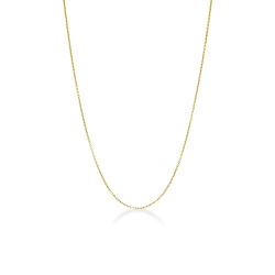 Chaîne rolo en or jaune 18k