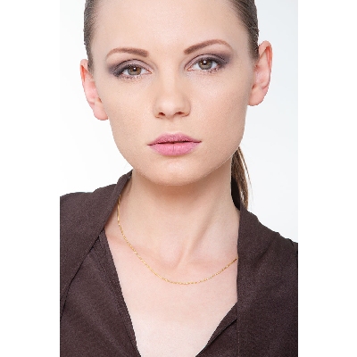 Chaîne en or jaune 18k, 45 cm.