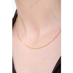 Chaîne en or jaune 18k, 45 cm. 2