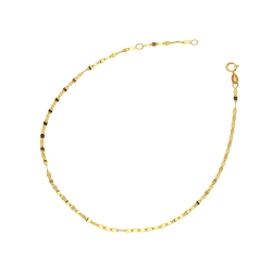 Chaîne de cheville en or jaune 18K