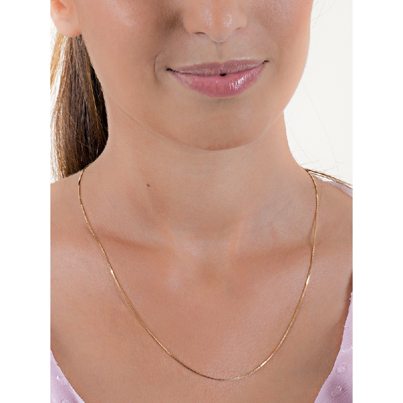 Collier vénitien en or jaune 18k 50 cm Collier vénitien en or jaune 18k 50 cm