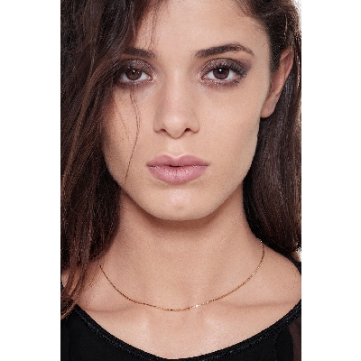 Collier vénitien en or jaune 18 carats,  40 cm