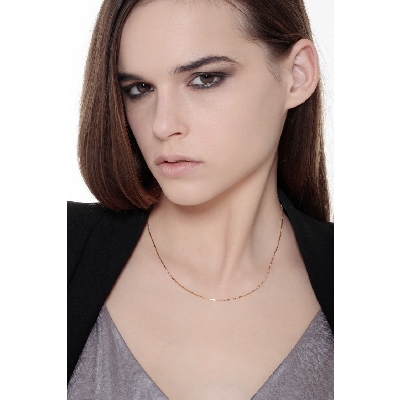 Collier Or Jaune 18k style vénitienne 45 cm