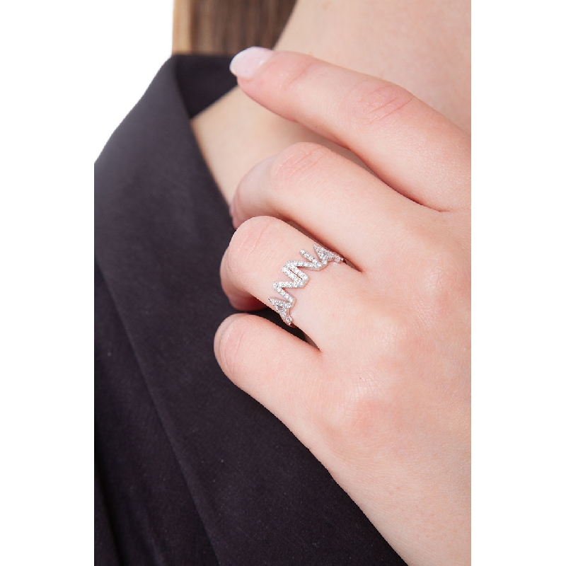 Bague personnalisée prénom ANNA en diamants Bague personnalisée prénom ANNA en diamants