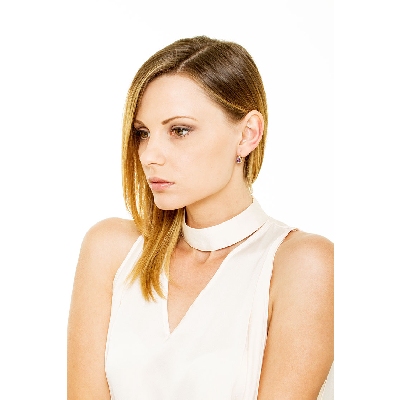 Boucles d’oreilles or jaune 18k cœurs en améthyste et diamants