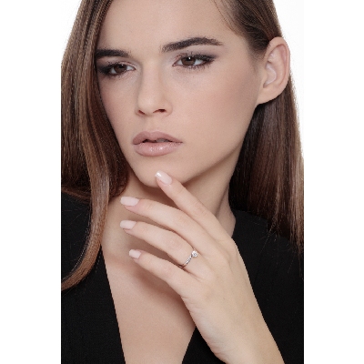 Bague Solitaire 4 Griffes avec Diamant 0,40 ct