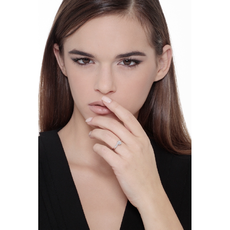 Bague solitaire à griffes confort 0,70 ct Bague solitaire à griffes confort 0,70 ct