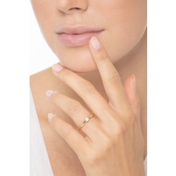 Bague solitaire diamant or jaune 18k ct 0.20 2