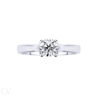 Monture solitaire linéaire.