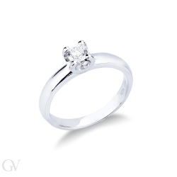 Monture solitaire linéaire à quatre griffes. 2