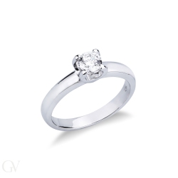 Monture solitaire linéaire à quatre griffes. 2