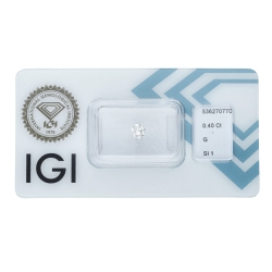 Diamant Certifié  IGI CT 0.40 G SI1